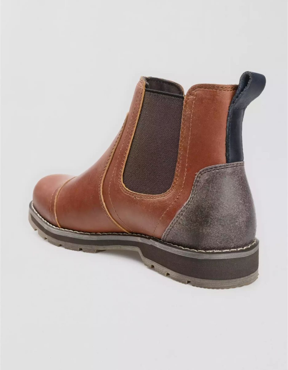 Bottes American Eagle Territory Holloway Chelsea Marron Homme | SPK-19926865